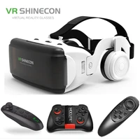 vr glasses shinecon pro virtual reality 3d vr glasses google cardboard headset virtual glasses for smart phones ios android 4 6