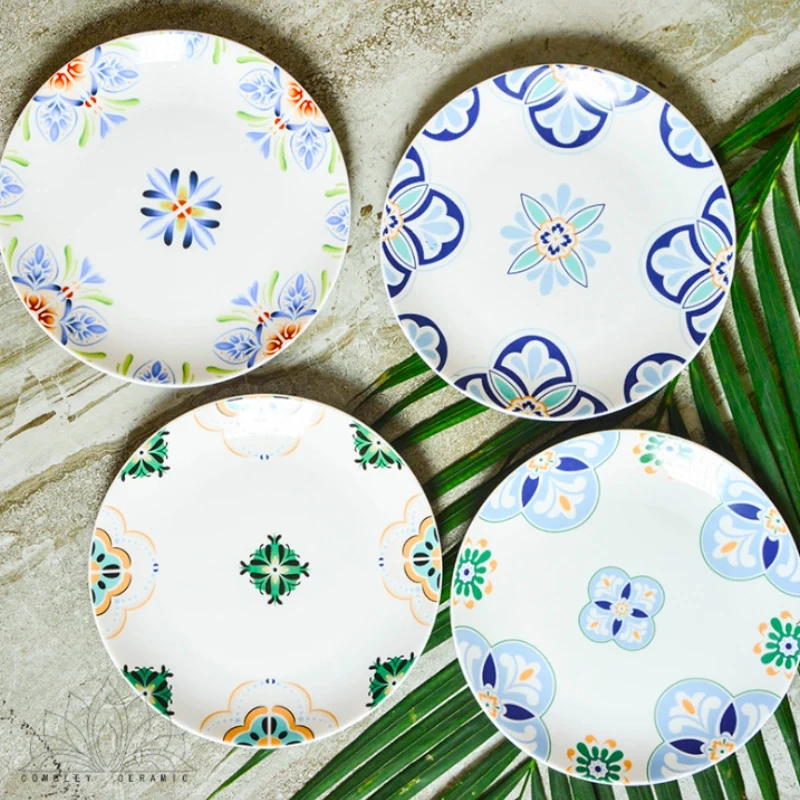 Тарелка для салата обеденная тарелка в скандинавском стиле тарелки стейков