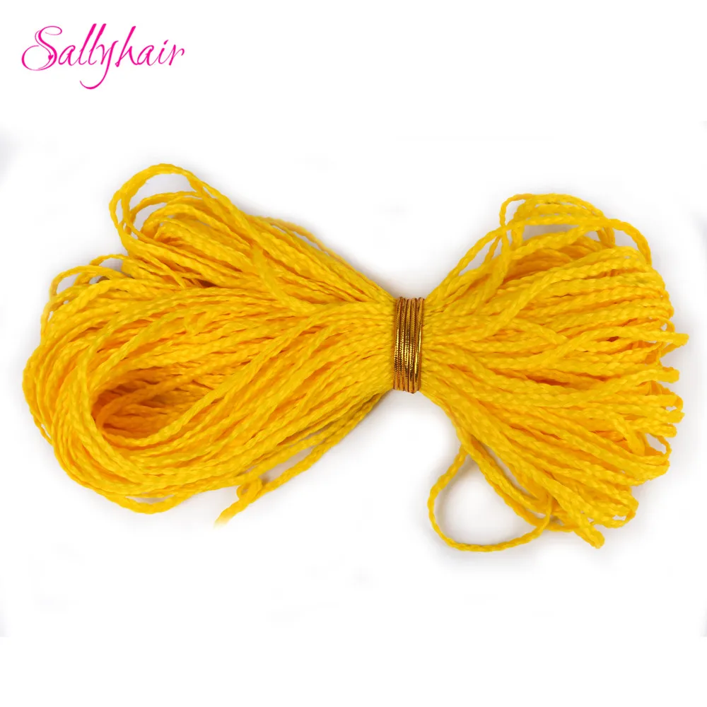 Sallyhair, Zizi, косички, вязанные крючком, коробка, косички, цветные синтетические волосы для наращивания, жук, серый блонд, вязанные волосы, 48 прядей/упаковка