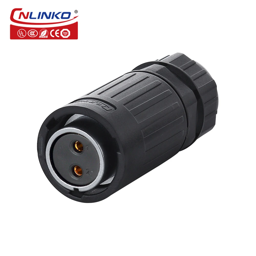 CNLINKO M20 YA 2 pin 20A 500V водонепроницаемый круглый Электрический разъем с IP65