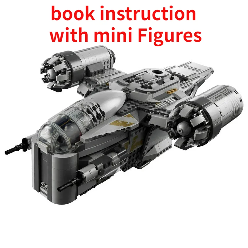 

Модель Ucs Razor Crest с фигурками, совместимая с 75292 строительными блоками из фильмов «Звездные войны», детские строительные блоки