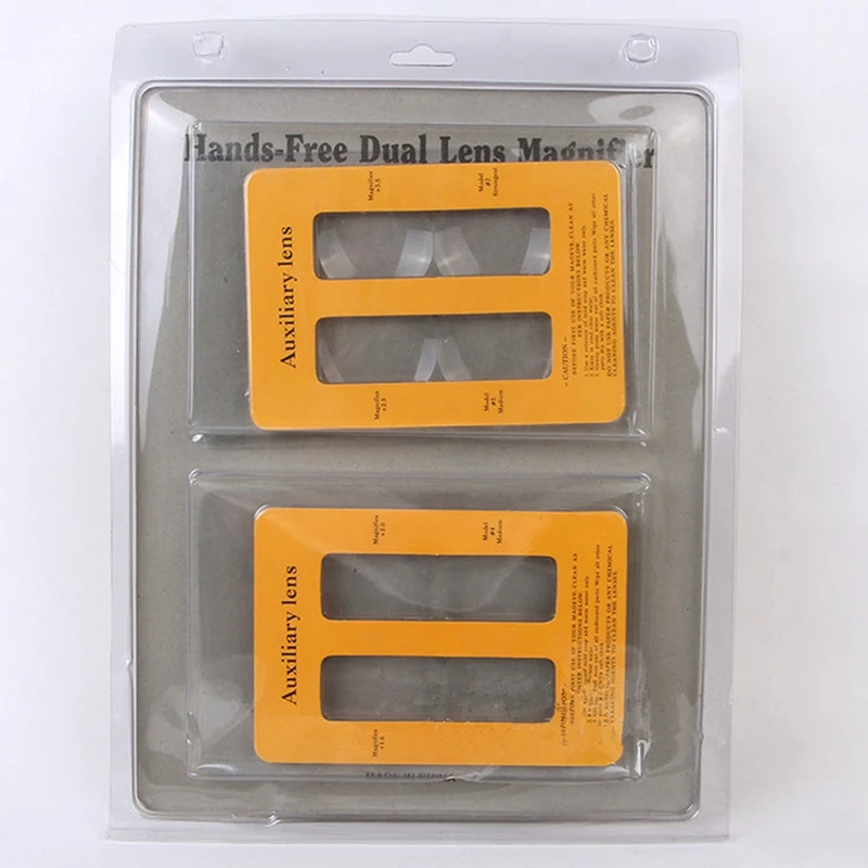 

1.6X 2.0X 2.5X 3.5X Head with Interchangeable Lens Magnifying Glass