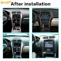 sync android for ford explorer 2011 2019 tesla style 4g64 car gps navigation carplay car auto stereo multimedia player head unit