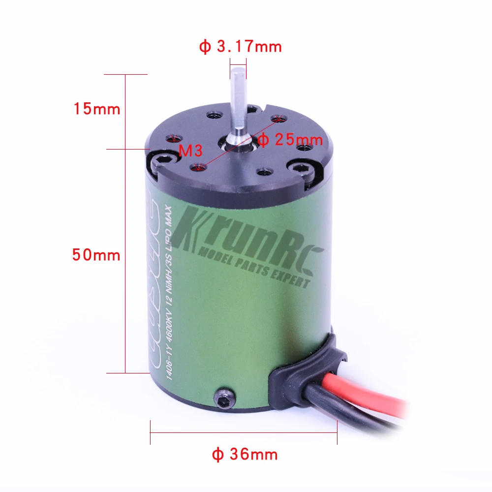 Запасная часть бесщеточного двигателя замка CM36 1406 4600KV/5700KV/6900KV для 1/10 RC