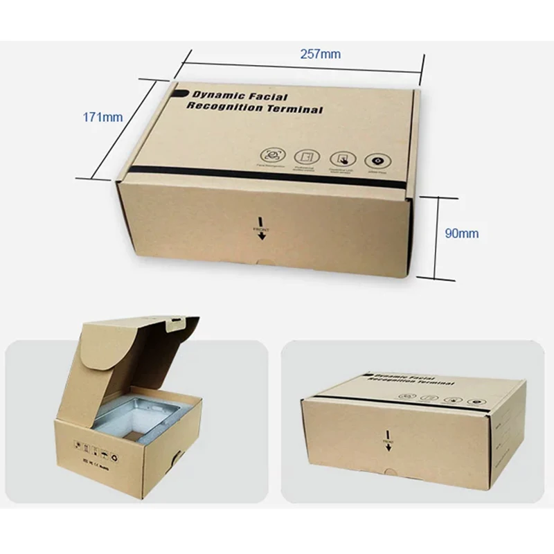 Hot Sale IP68 Waterproof TCP/IP USB WIFI Biometric Facial Recognition Door Access Control System Face&ampRFID Card Time Attendance |