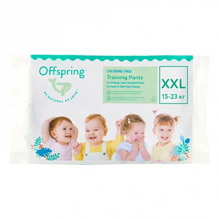 Трусики подгузники &quotTravel pack&quot размер XXL 3 расцветки Offspring|Детские подгузники| |