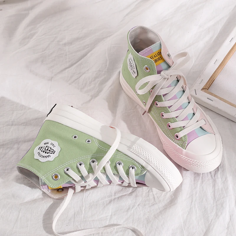 Женские кроссовки Парусиновая обувь Сезон весна Тренд 2020 года Повседневные на