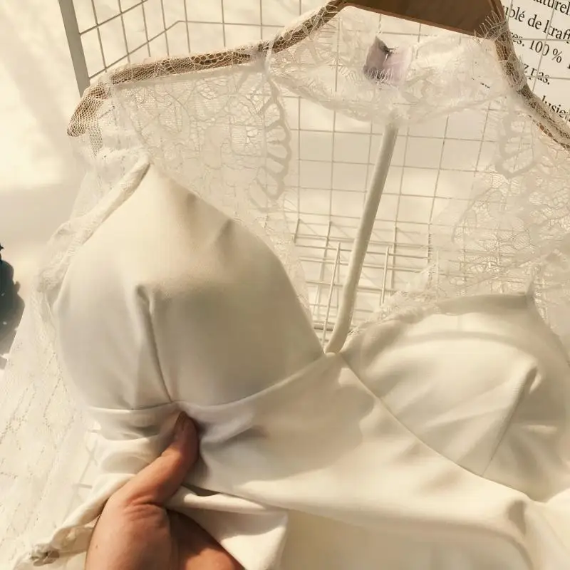 Лето осень новый джемпер с v образным вырезом кружевные короткие топы длинными