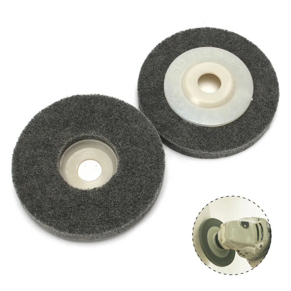 

5 Pcs Polishing Wheel Buffing Disc Abrasive Wheels Sanding Pad 4 Inch Nylon Fiber For Electric Polisher Power Tools Accessories