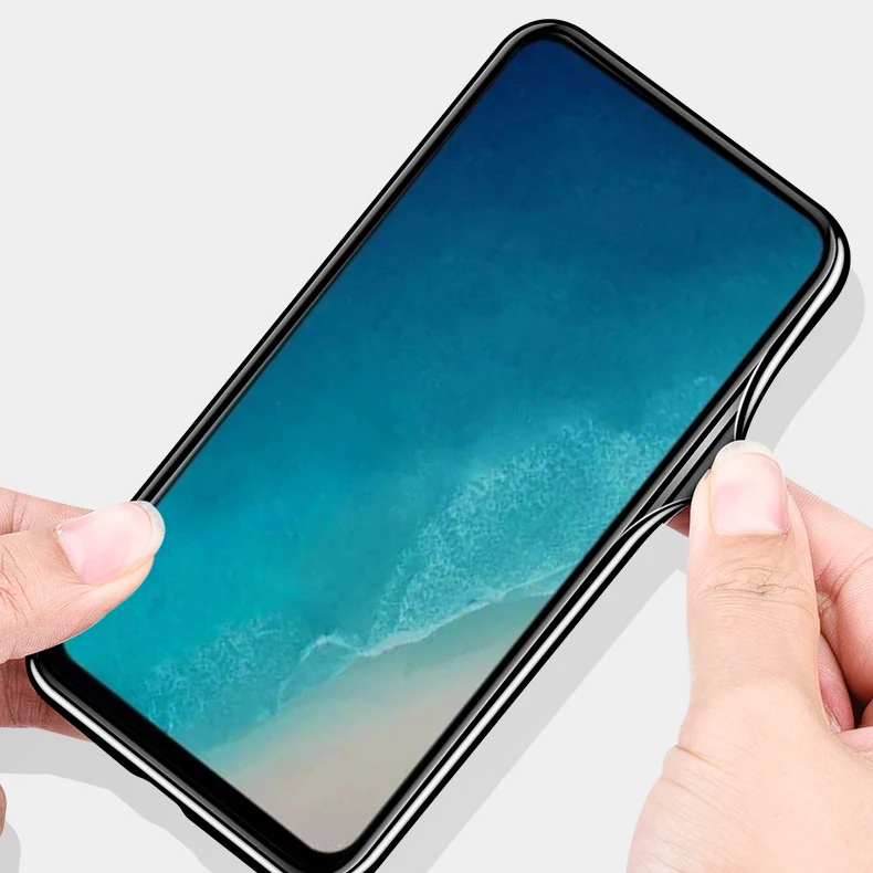 Модный чехол для vivo Y93/V11i/V11 (V11 Pro)/Y97/V9 Youth/Y83/V15 Pro/Y17/V7 Plus/V5 Lite силиконовый с синим