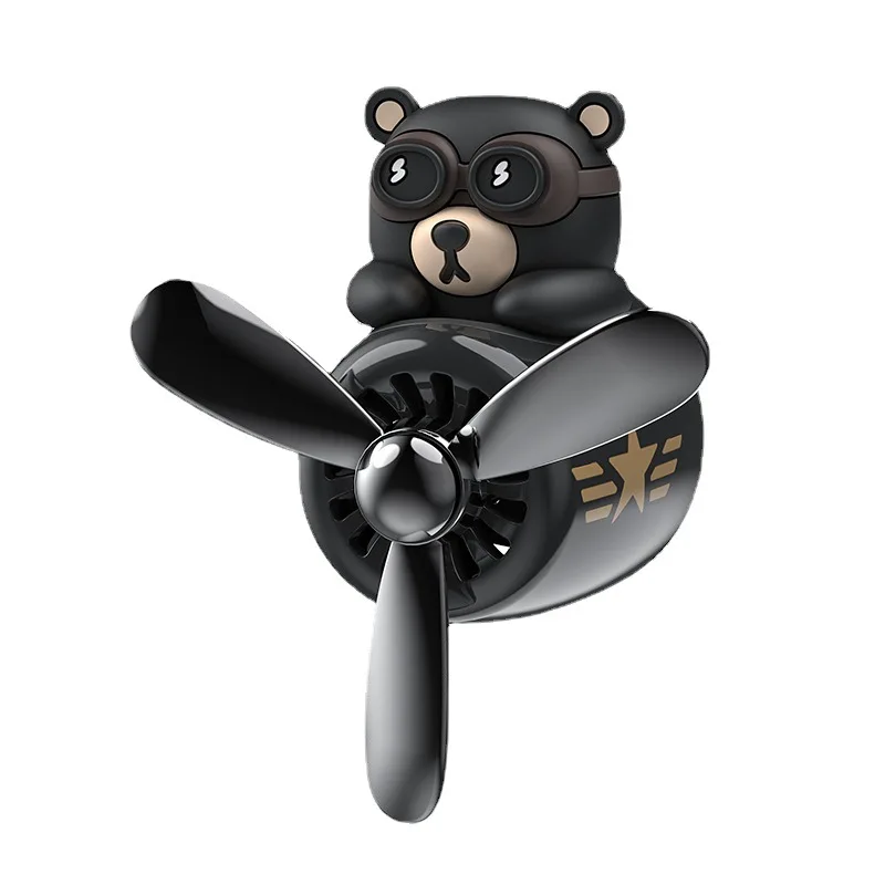 

Pilot Car Air Freshener Cute Bear Pilot Car Perfume Air Outlet Clip Perfume Flavoring In Car Goods Accessories Interior