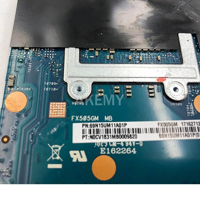 

Akemy FX705GM Motherboard For Asus TUF Gaming FX705G FX705GM 17.3 inch Mainboard Motherboard w/ i5-8300H GTX 1060/V3GB GDDR5