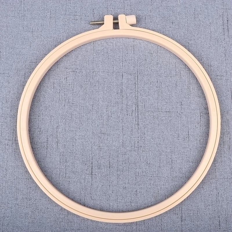 

Plastic Handy Cross Stitch Machine Embroidery Hoop Ring Bamboo Frame Embroidery Hoop Round Needle craft Sewing Tools