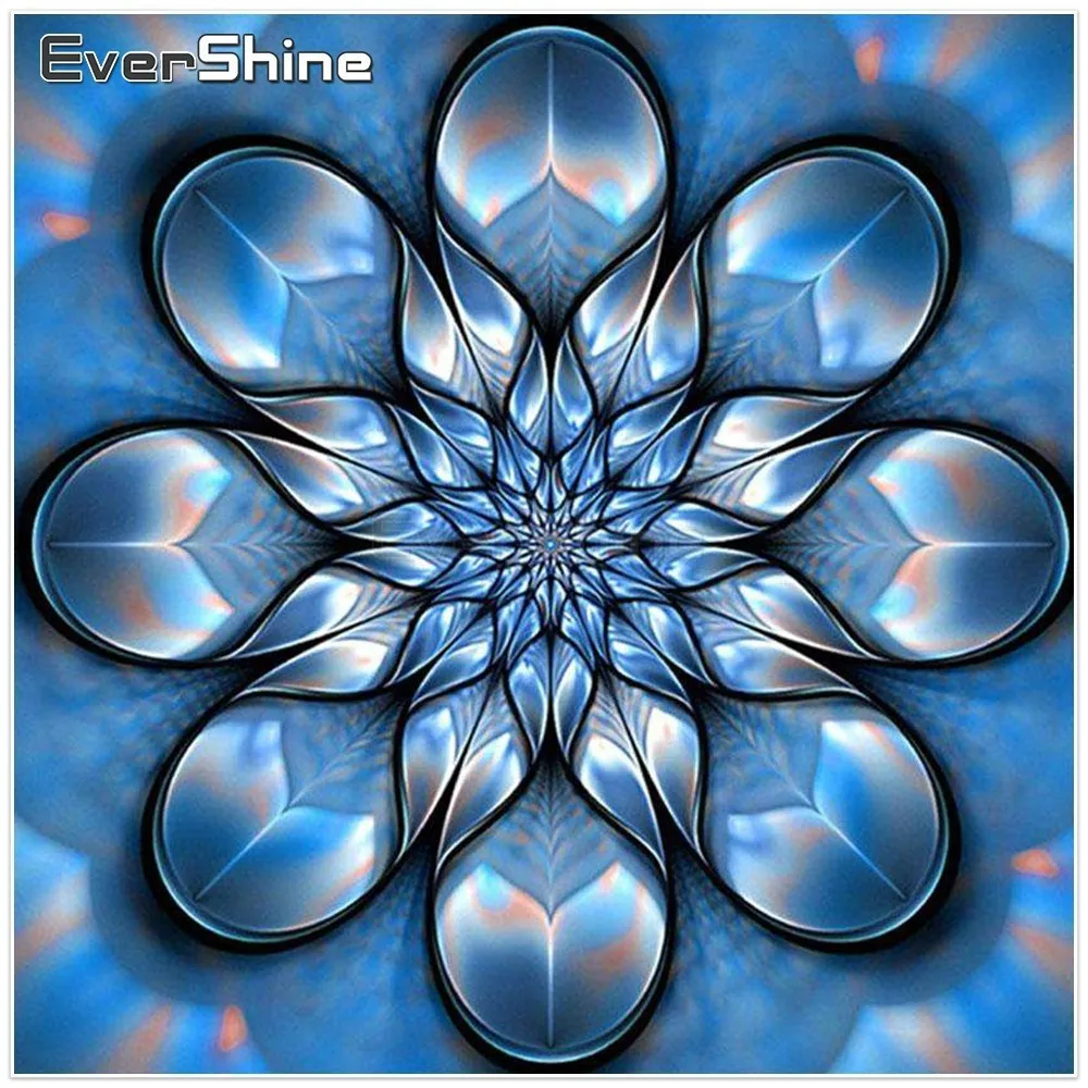 EverShine 5D алмазная живопись вышивка крестом цветы картина мозаика стразами мандала