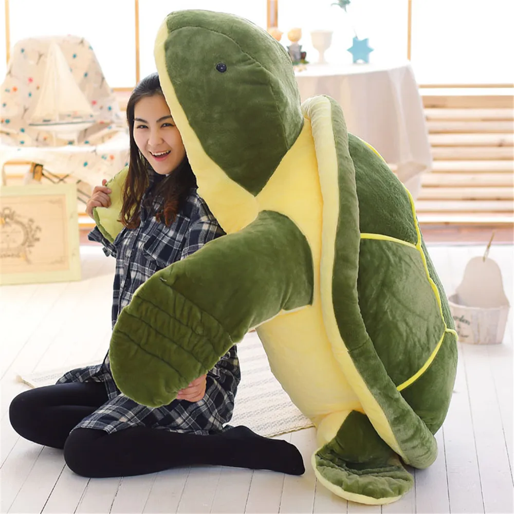 Fancytrader 59'' JUMBO Giant Plush Turtle Soft Big Animal Tortoise Sofa Bed Toy Doll Great Birthday Gift for Kids 150cm | Игрушки и