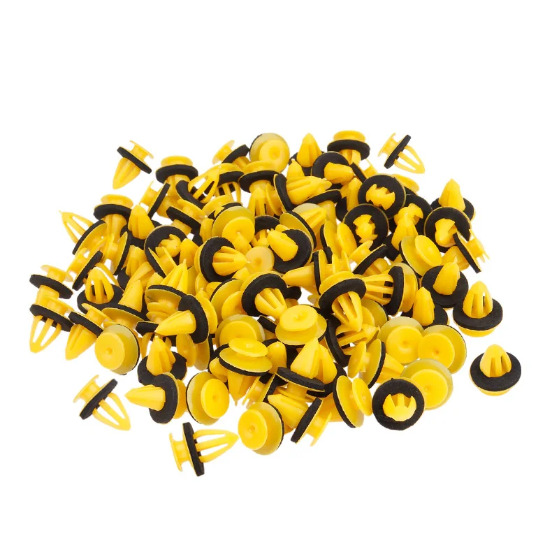 

50PCS Auto Door Trim Panels Fastener Clips Plastic Fit For VW Golf Land Rover Land Rover Range Rover Chevrolet 10mm