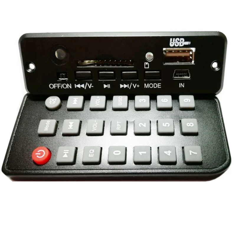 Модуль декодирования аудио AUX с выключателем/портом зарядки поддержка порта