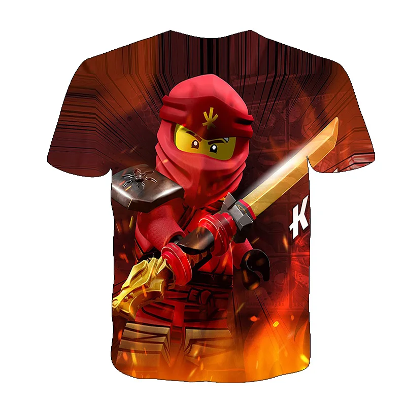 

Anime 3D Cartoon t shirt Baby Boy Clothes Kids Cool Ninja Children Clothing 4-14 years Boy Girls Streetwear T-shirt Casual Tops