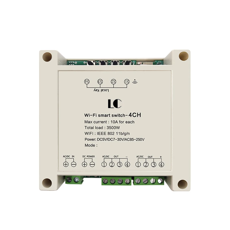 Умный Wi-Fi-переключатель источник питания AC 85-250 В дистанционное управление