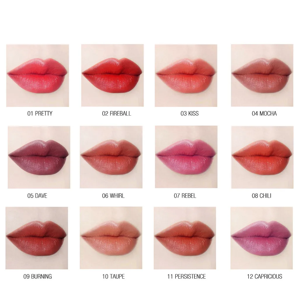 

Cute RED Tube Mouth Red Brick Red Aunt Lipstick Is Not Easy Sweet Velvet