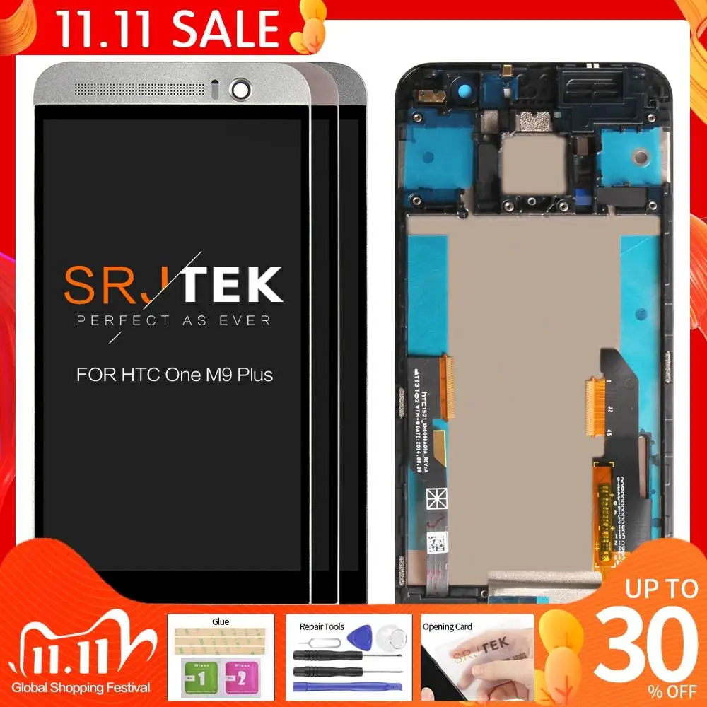 100% протестированный 5 2 &quotсенсорный ЖК экран для HTC M9 Plus дисплей с дигитайзером в