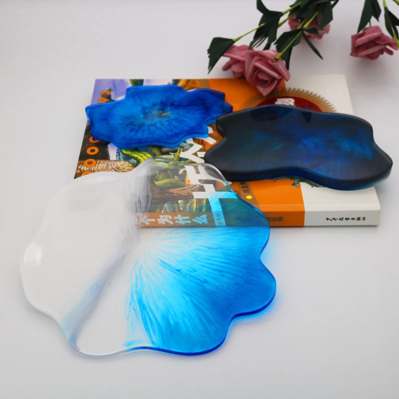 

Agate Coaster Resin Casting Mold Silicone Jewelry Making Epoxy Mould Craft Tool