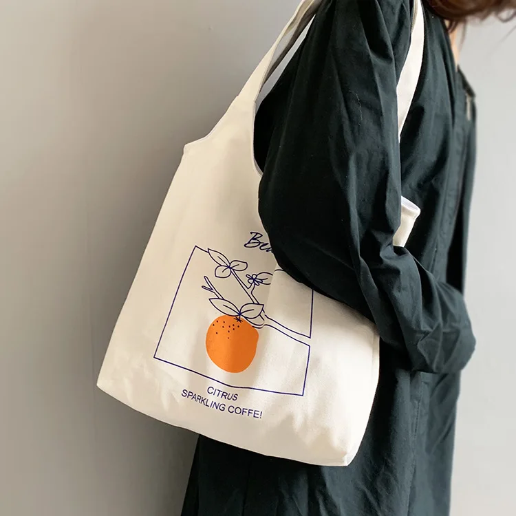 Холщовая Сумка-тоут на ремне для женщин шикарная хлопчатобумажная тканевая