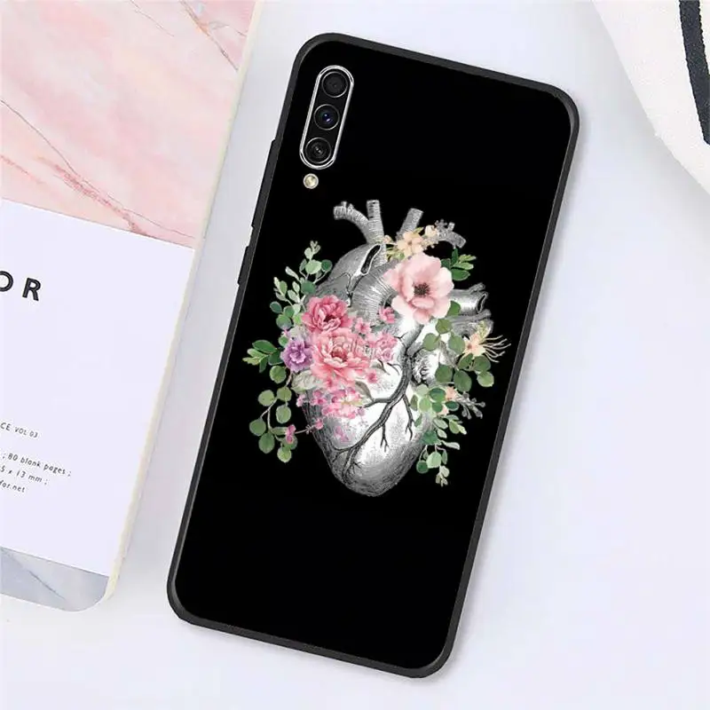 

Medical Human Organs Heart Meridian Kidney Phone Case For Samsung galaxy S 20 A 10 21 30 31 40 50 51 71 s note 20 j 4 2018 plus