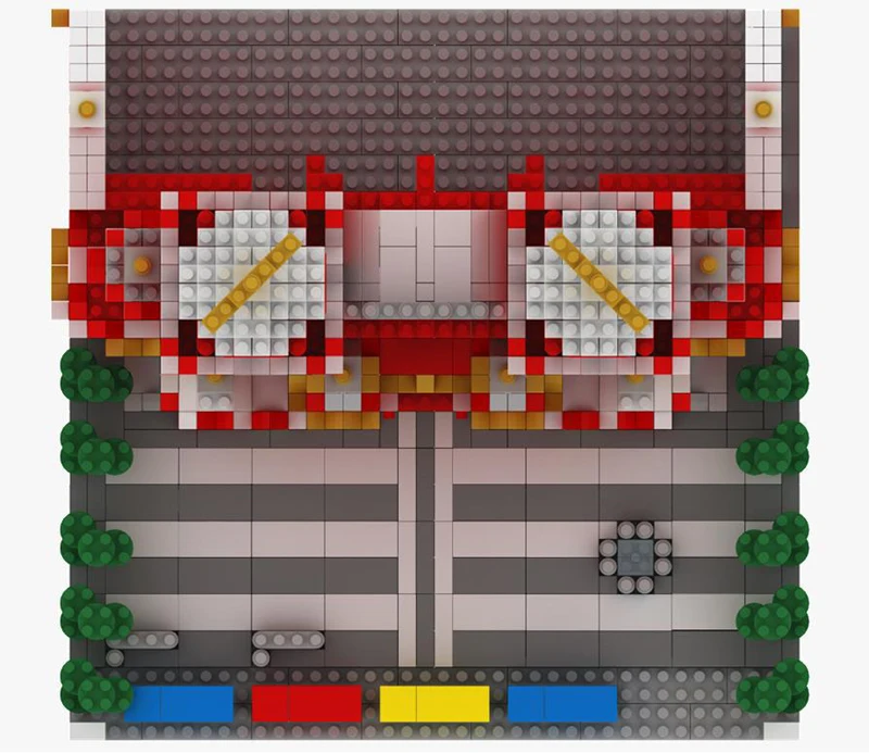 YZ 067 международно известная архитектура Москва Красная площадь 3D модель 2384 шт.