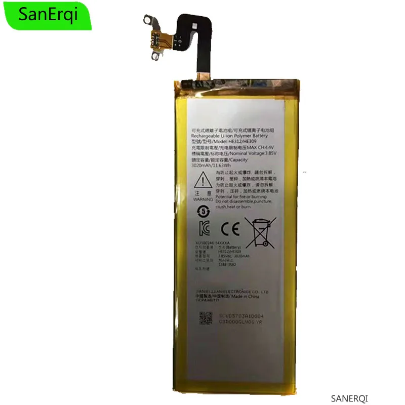 

Limited Stock Retail 3020mAh HE312 HE309 New Replacement Battery For SHAR P Z3 L900S FS8009 High Quality Battery