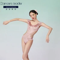ballet dance leotard womens gold velvet unitard gymnastics suit adult tutu ballet performance costume ballet dancewear