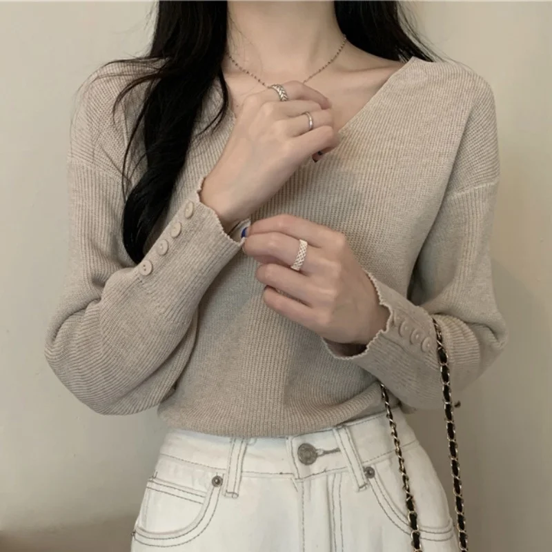 

Осень 2021, зимний свитер, женские топы, вязаный пуловер, женская мягкая теплая толстая верхняя одежда