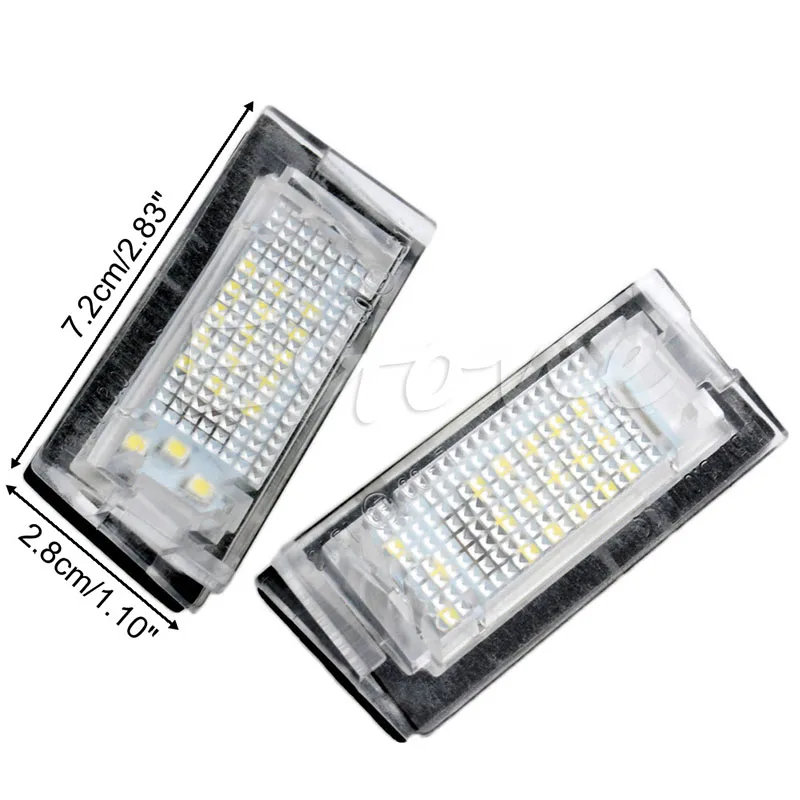 1 пара безошибочных светодиодных ламп для номерного знака BMW E39 5D 5-дверного