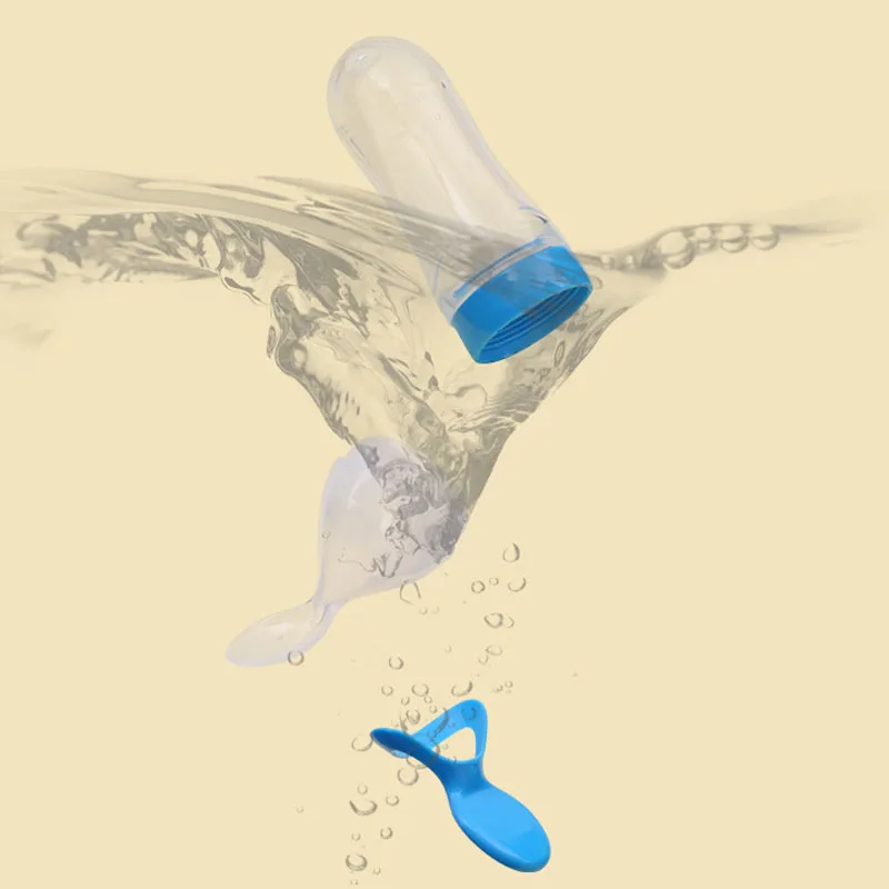 Детская Ложка для кормления силиконовая бутылочка пищевая добавка безопасная