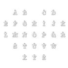 Skyrim 26 букв, Полированные Подвески, аксессуары для изготовления ювелирных изделий, сделай сам, браслет, ожерелье, буквенные подвески, алфавит N O P Q R S U V W Y Z