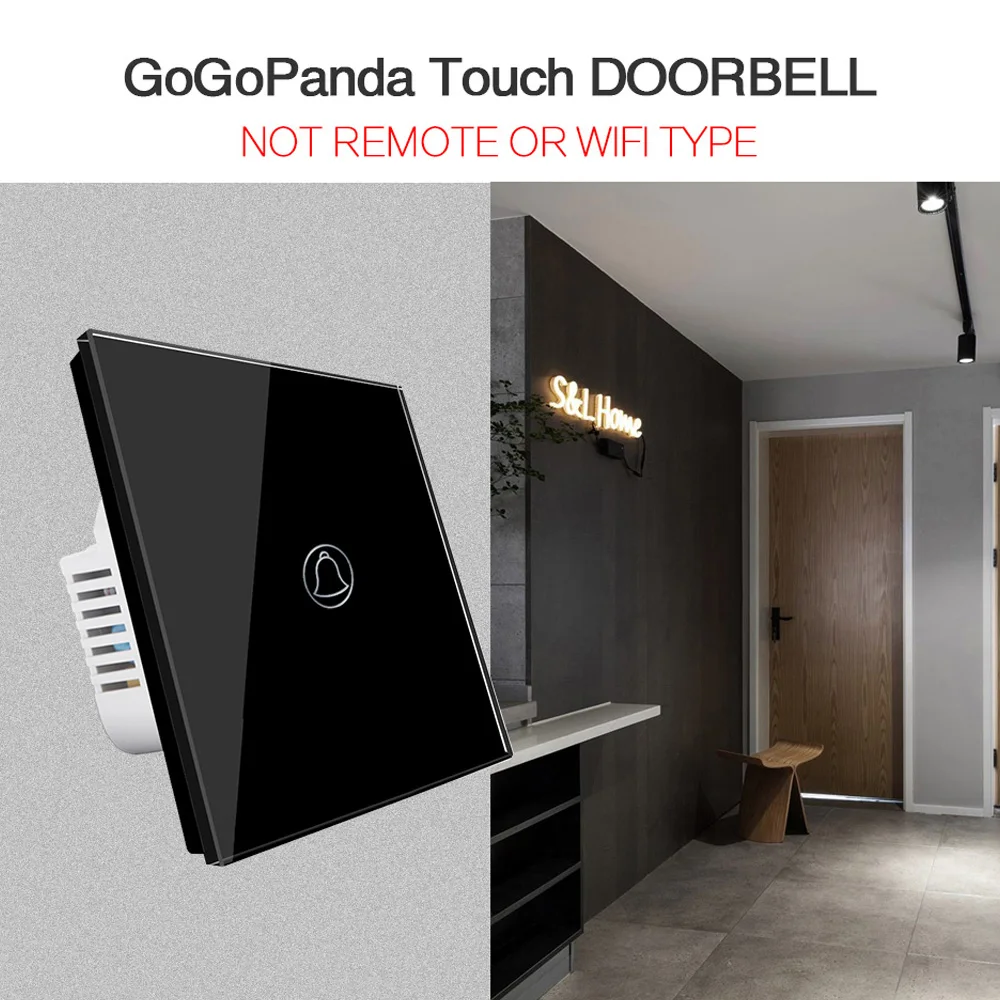 ЕС 1 банда дверной звонок контроллер сенсорный выключатель Умный дом