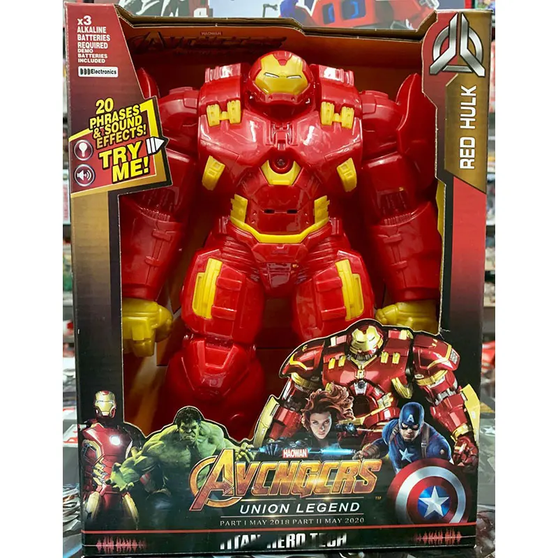 Hulkbuster armor Marvel игрушки Мстители 4 фигурка супергероя Железный человек Халк Капитан Америка Тор человек паук Супермен модель игрушки - Цвет: Hulkbuster armor