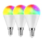 Смарт-E27 E26 E14 B22 светодиодный светильник лампочка Wi-Fi Голос Управление RGB Энергосберегающие затемнения светодиодный лампы многоцветный смарт-лампы 6W Крытый светодиодные лампы