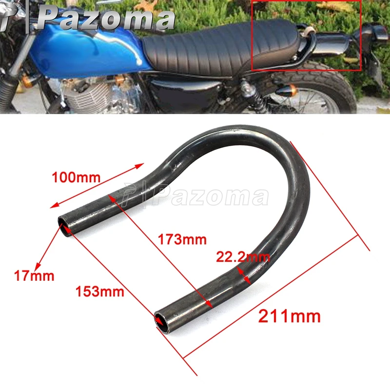 Мотоциклетная рама для сиденья Brat трекер с обручем Концевая петля Honda CB Yamaha XS Suzuki