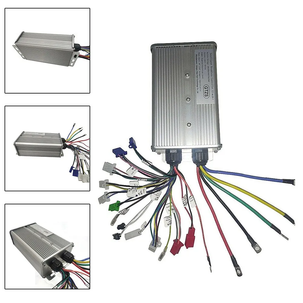 

Motor Controller For E-Bike Hub Metal 225 * 118 * 68mm 24mos 48V/60V/72V 80A