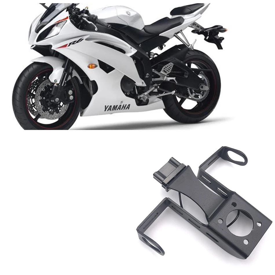 Мотоцикл задние части кронштейн CNC номерной знак держатель LED свет для Yamaha YZF R6 2006