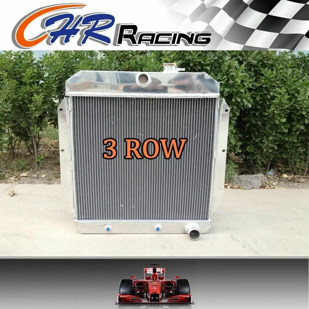 

For 3 ROW 1947-54 CHEVY C/K 3000 SERIES TRUCK PICKUP L6 Aluminum Radiator