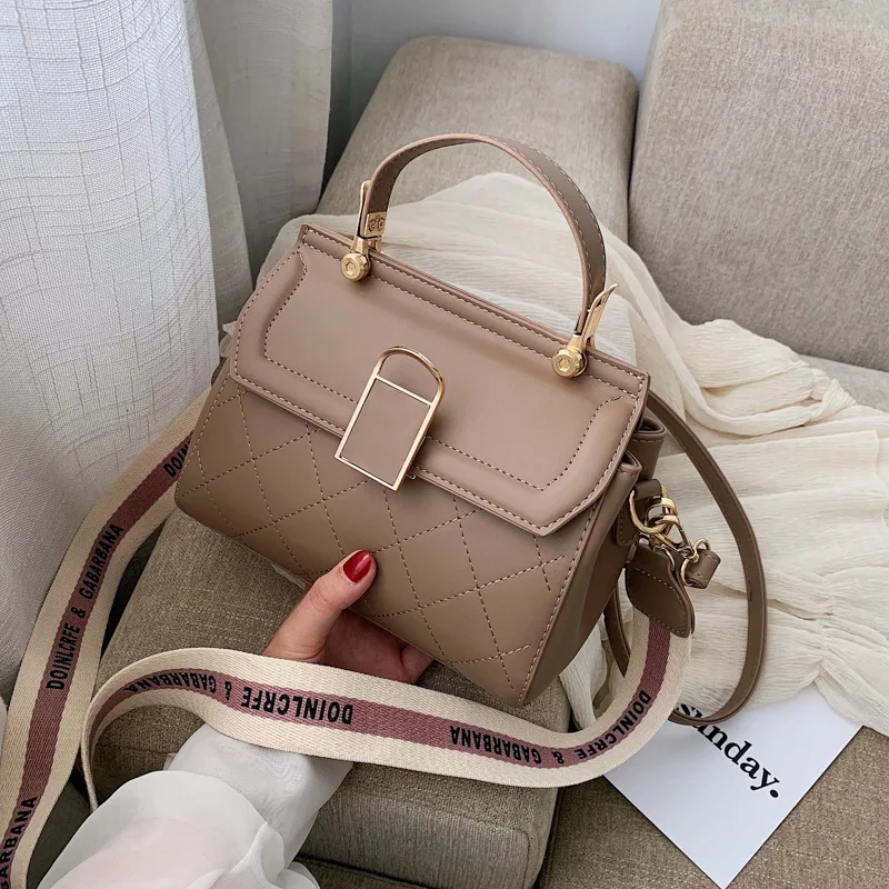 Новинка 2020 модная женская сумочка в стиле ретро широкий наплечный ремень сумка