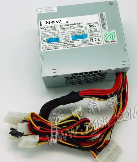 

ST-250MAC-05E Server - Power Supply 250W Computer, Sever 100-240V 6.3A, 50-60Hz