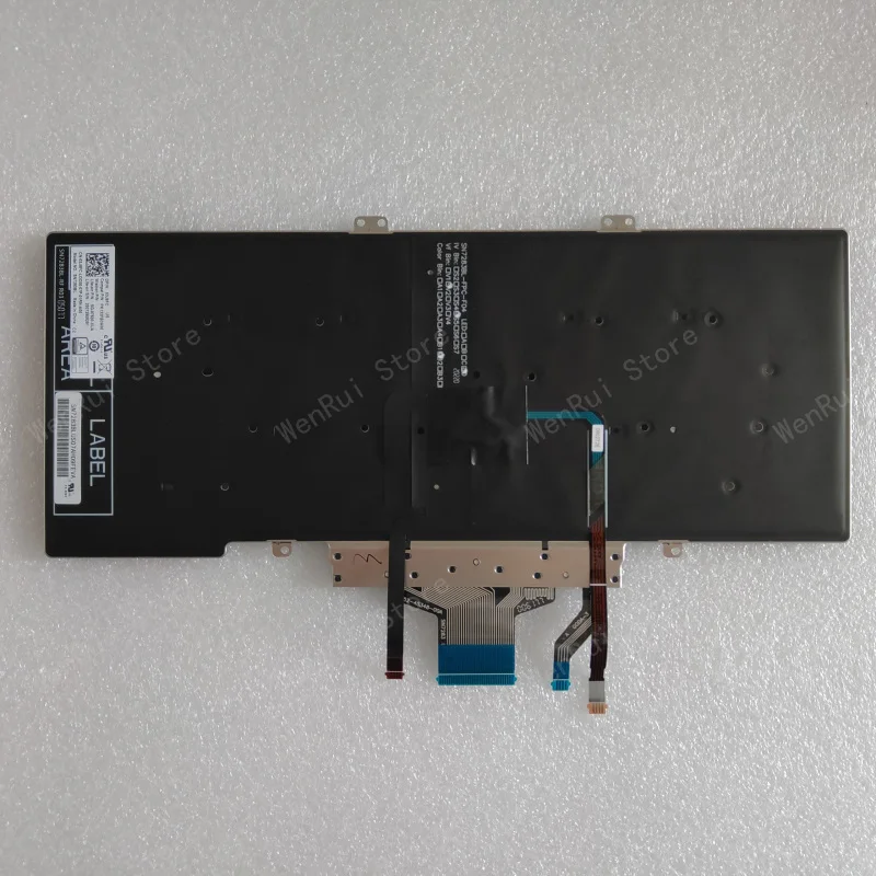 Новая Подлинная двухточечная клавиатура 3J9FC для Dell Latitude 5400 5401 с подсветкой |