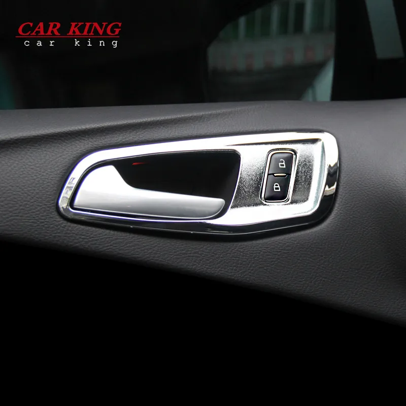 Для Ford Escape Kuga 2013 2014 2015 2016-2018 ABS хромированная внутренняя дверная ручка крышка чаши