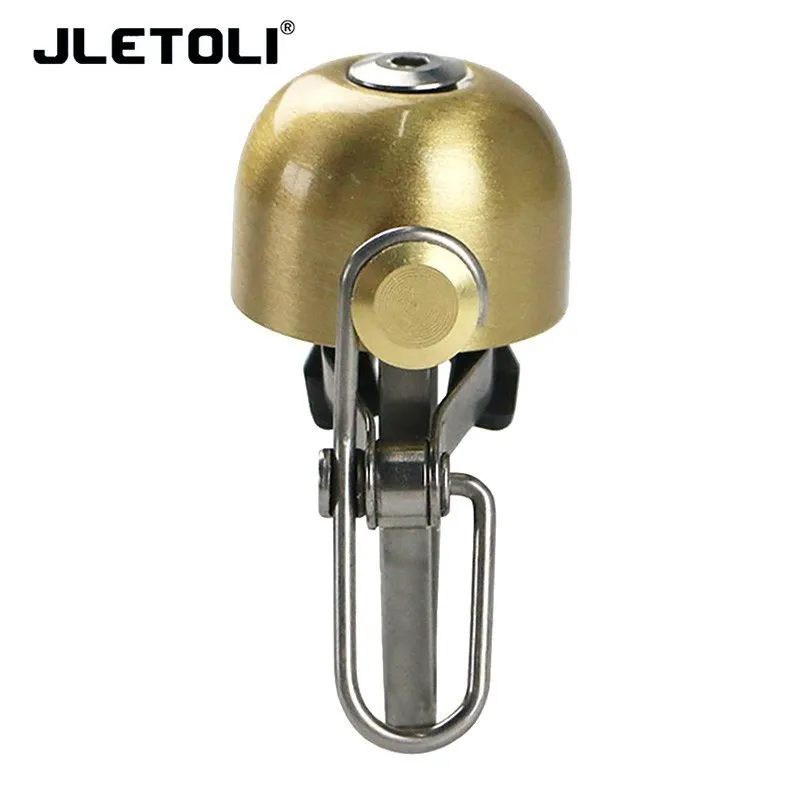 JLETOLI дорожный велосипедный звонок, велосипедный звук, руль, классическое кольцо, рог, горный велосипед, Спортивная сигнализация, звонок, Аксессуары для велосипеда - Цвет: copper