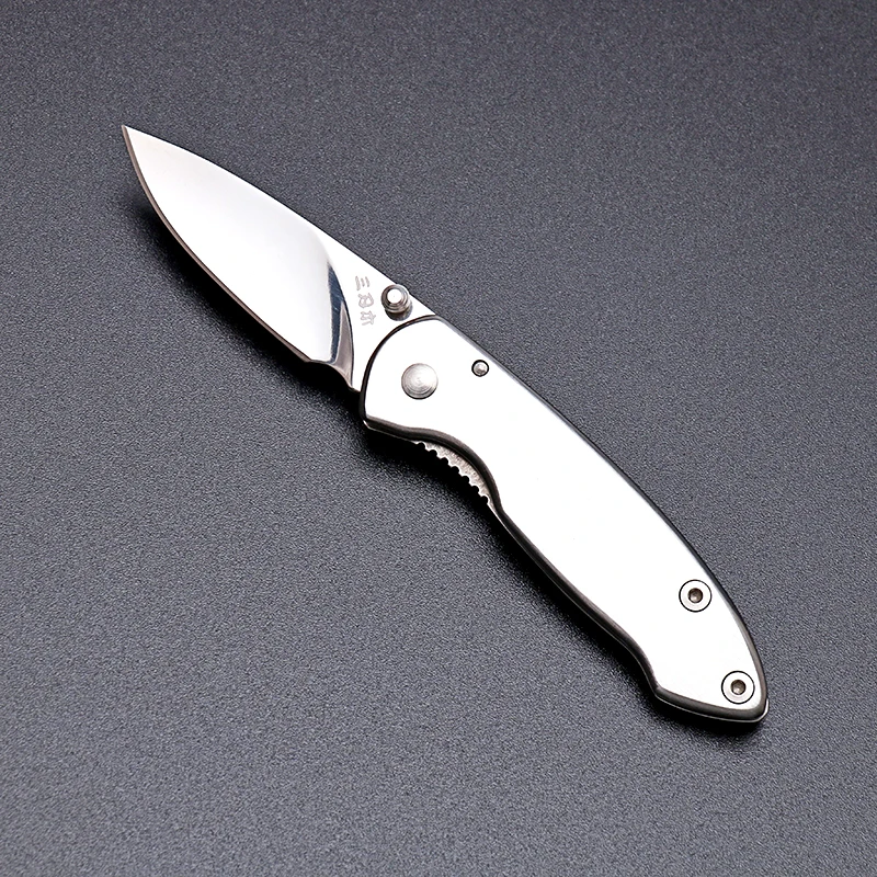 SANRENMU 6011 мини из нержавеющей стали EDC карманный складной нож с зажимом для ремня