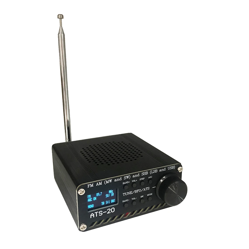 Lusya SI4732 все диапазоны радио FM AM (MW и SW) SSB (LSB USB) с антенной 1000MA батарея D5-010 |