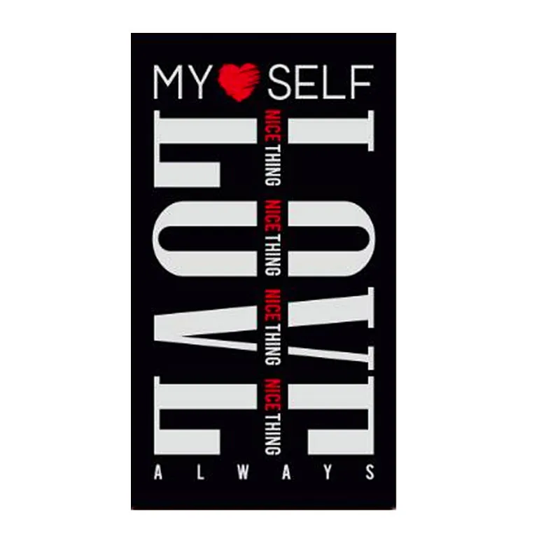 Термонаклейки на одежду с надписью LOVE yourself|Заплатки| |